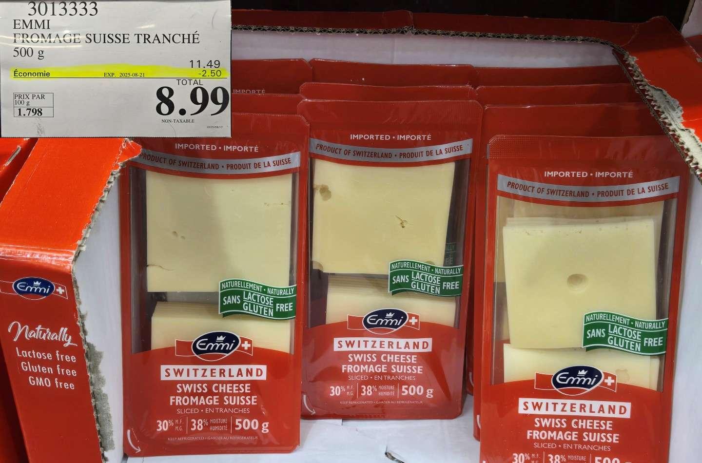 EMMI FROMAGE SUISSE TRANCHE 500 g at Costco