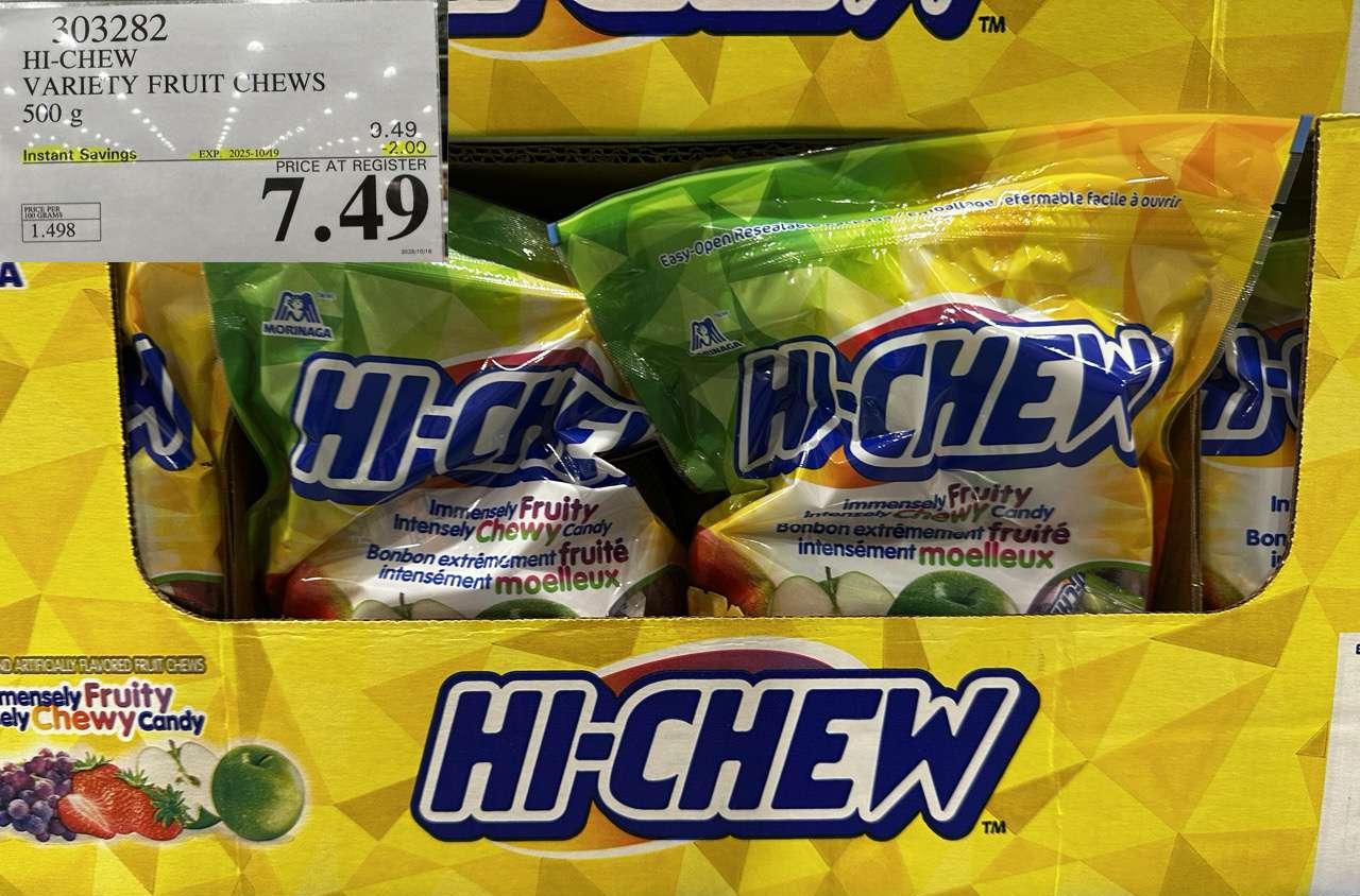 HI-CHEW VARIETY FRUIT CHEWS 500 g - Costco Canada deal - Save $2.00 - Food & Beverage