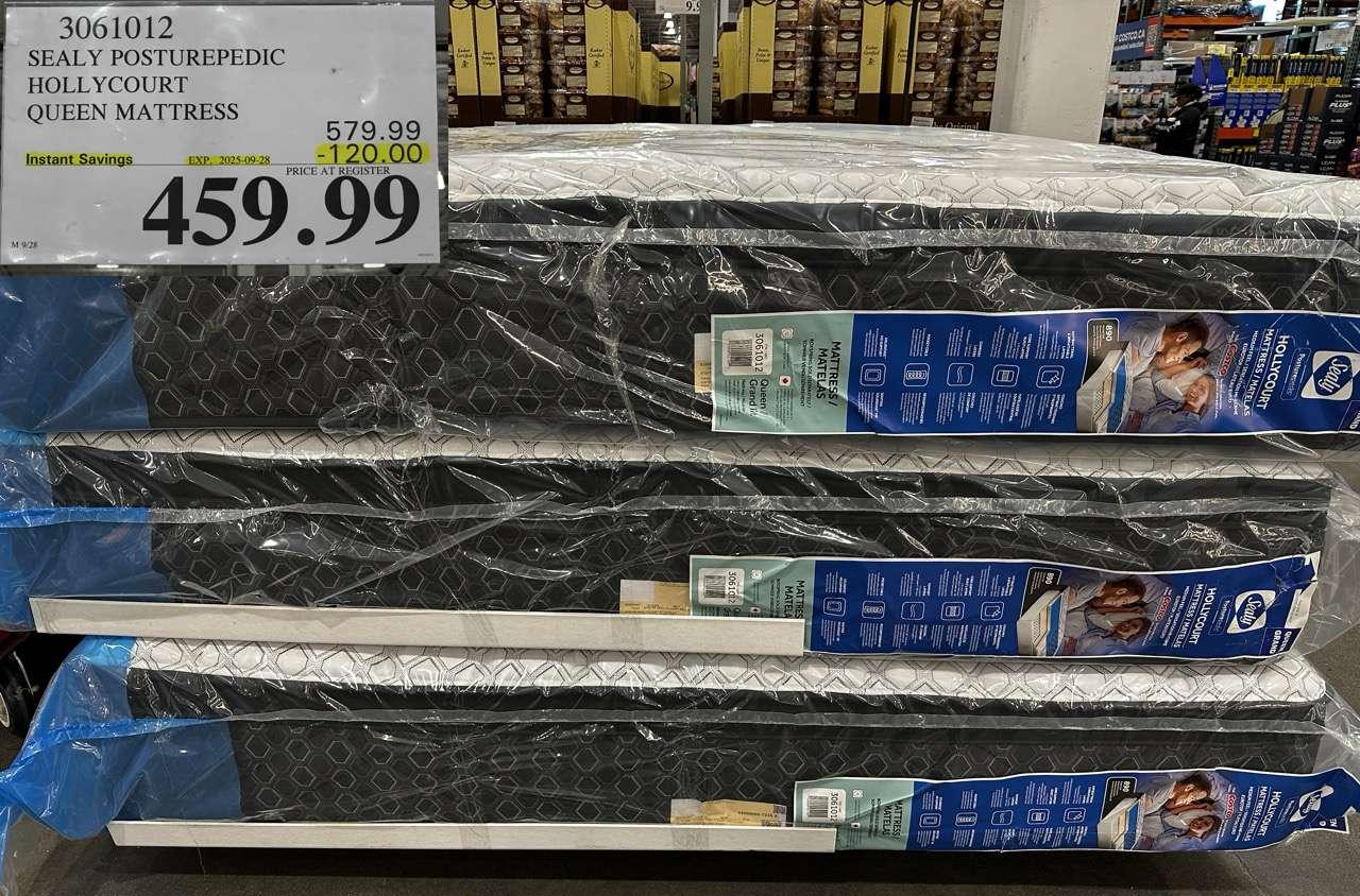 SEALY POSTUREPEDIC HOLLYCOURT QUEEN MATTRESS at Costco