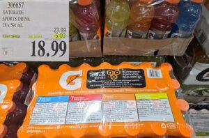 GATORADE VARIETY PACK 28 x 591 ml at Costco