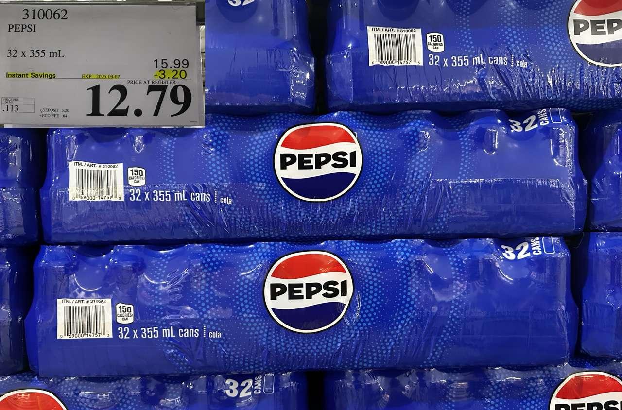PEPSI 32 X 355 ML - Costco Canada deal - Save $3.20 - Food & Beverage