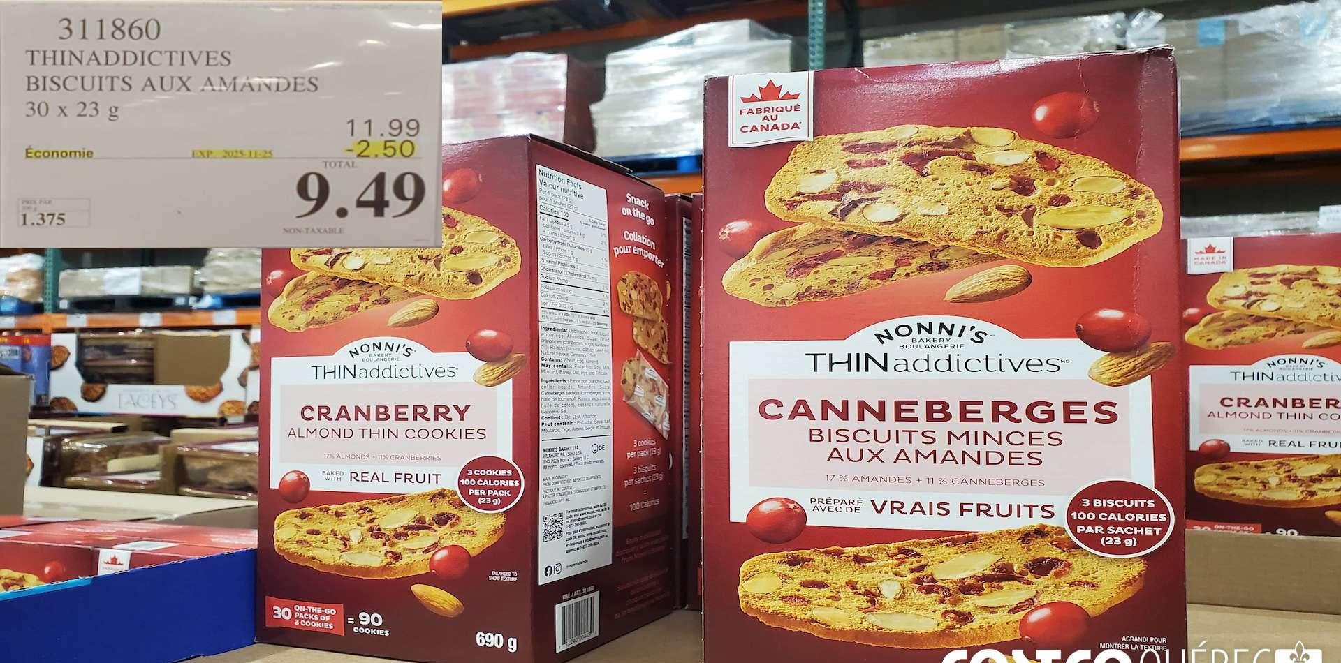 THINADDICTIVES BISCUITS AUX AMANDES at Costco