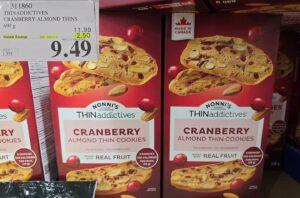 THINADDICTIVES CRANBERRY ALMOND THINS 690G at Costco