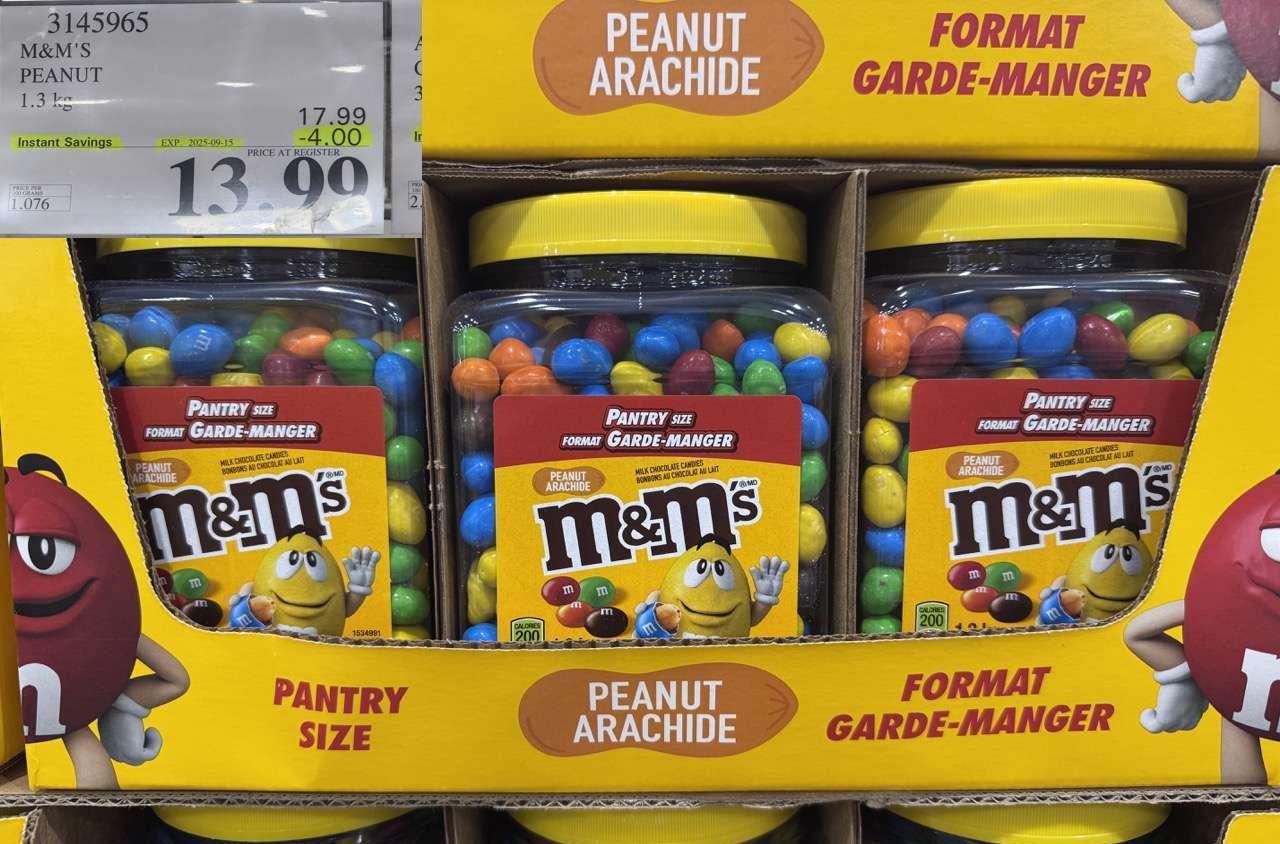 M&M'S PEANUT 1.3 KG at Costco