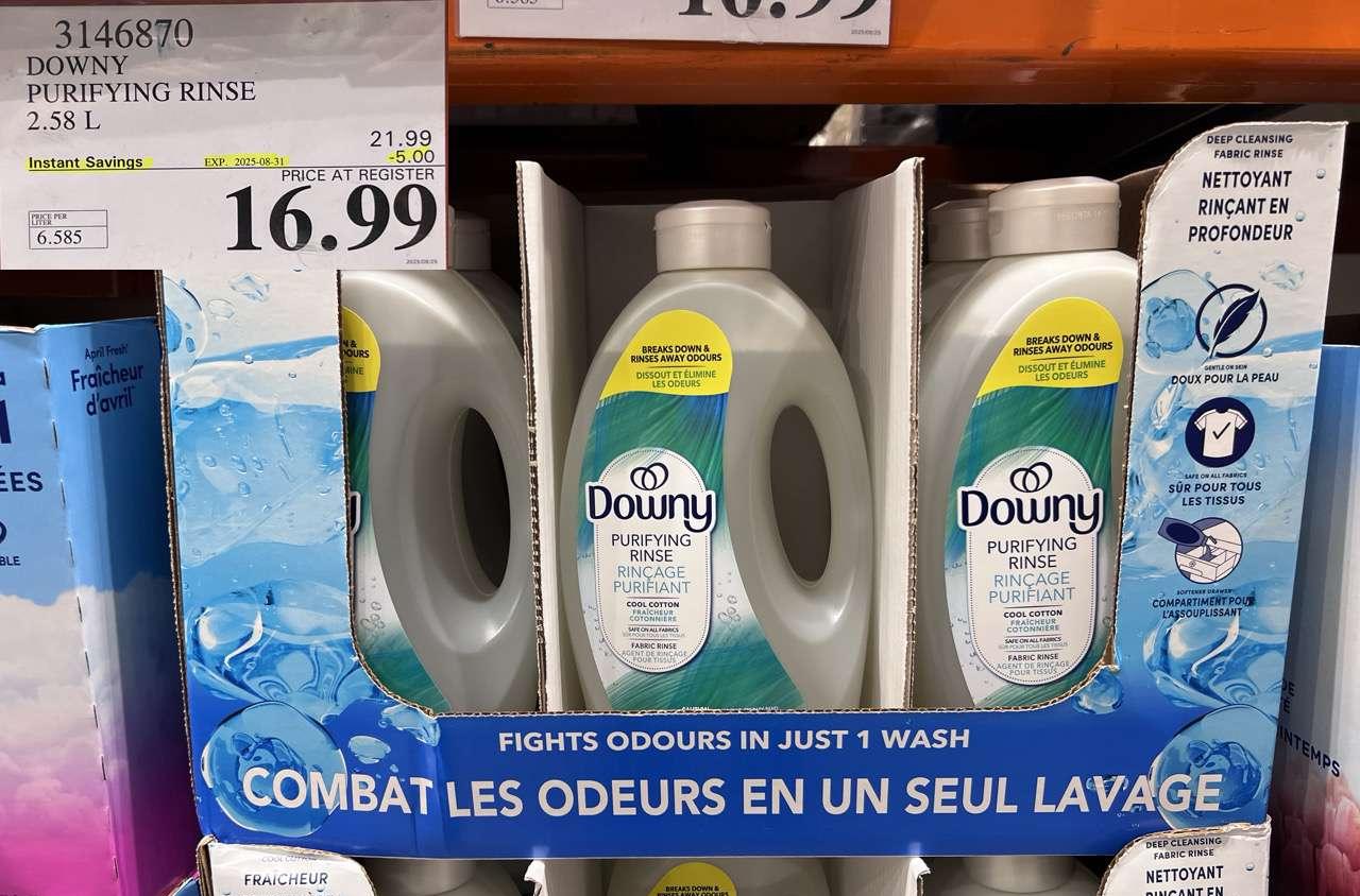 DOWNY PURIFYING RINSE 2.58L at Costco