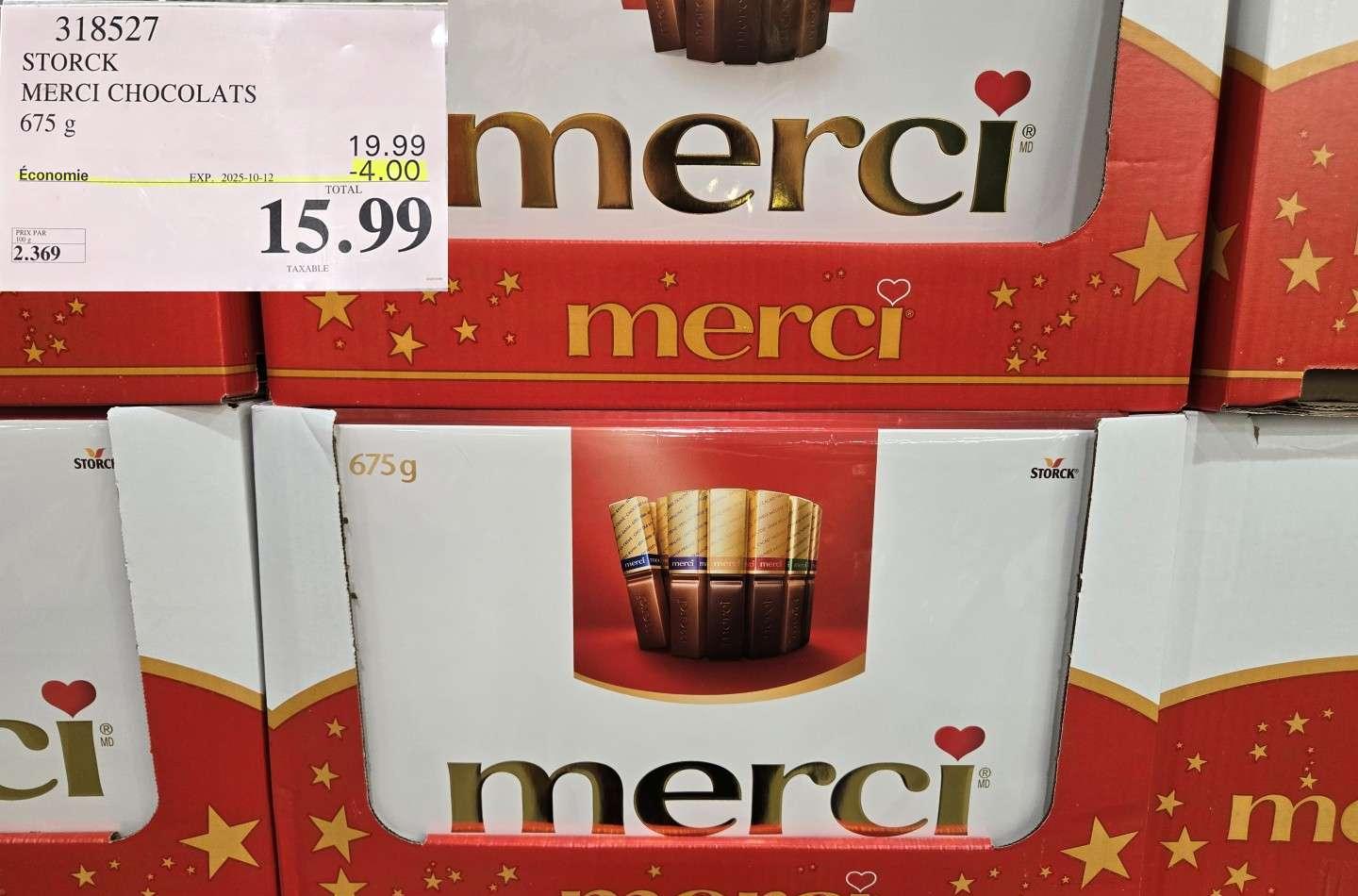 STORCK  MERCI CHOCOLATS at Costco