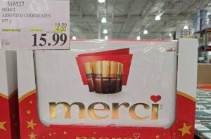 MERCI ASSORTED CHOCOLATES 675 g at Costco