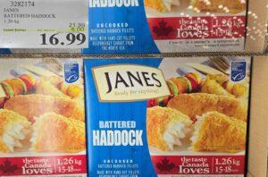 JANES BATTERED HADDOCK 1.26KG at Costco