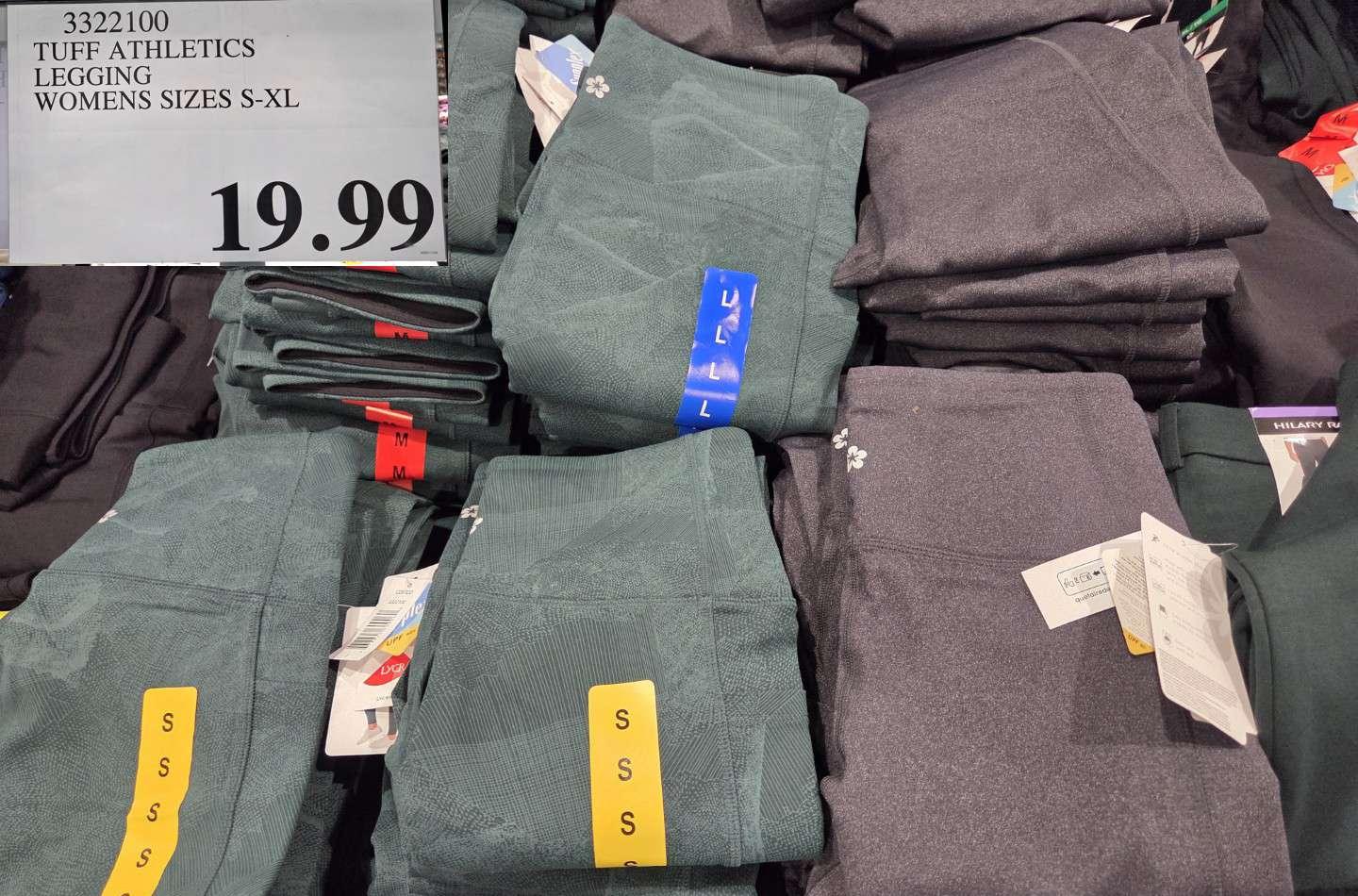 TUFF ATHLETICS LEGGING LADIES SIZES S-XL at Costco