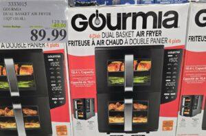 GOURMIA DOUBLE DECKER AIR FRYER 11QT (10.4L) at Costco