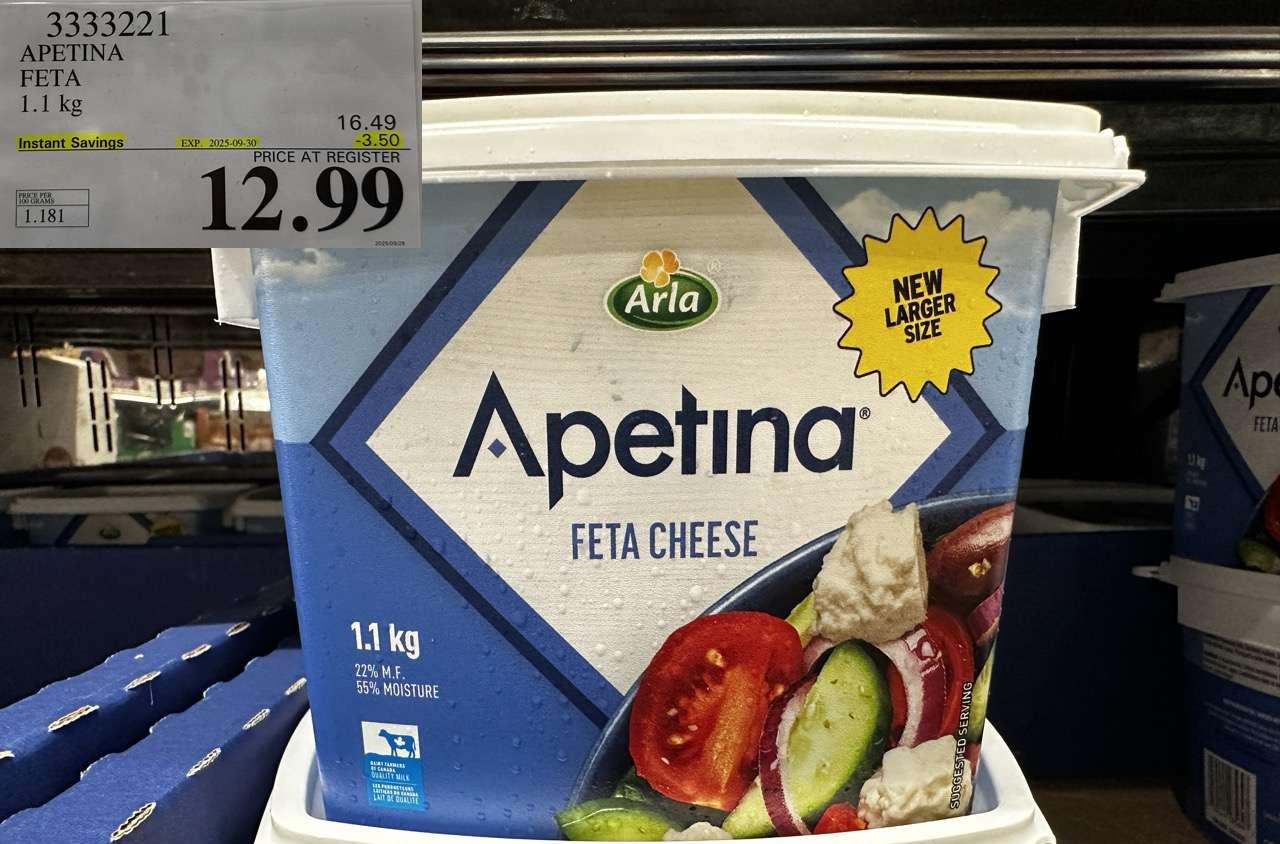APETINA FETA 1.1KG at Costco