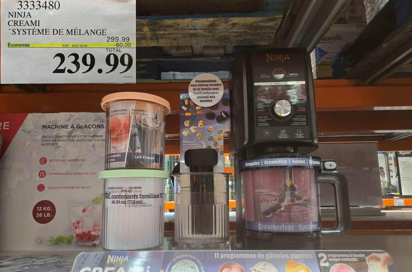 NINJA CREAMI “SYSTEME DE MELANGE at Costco