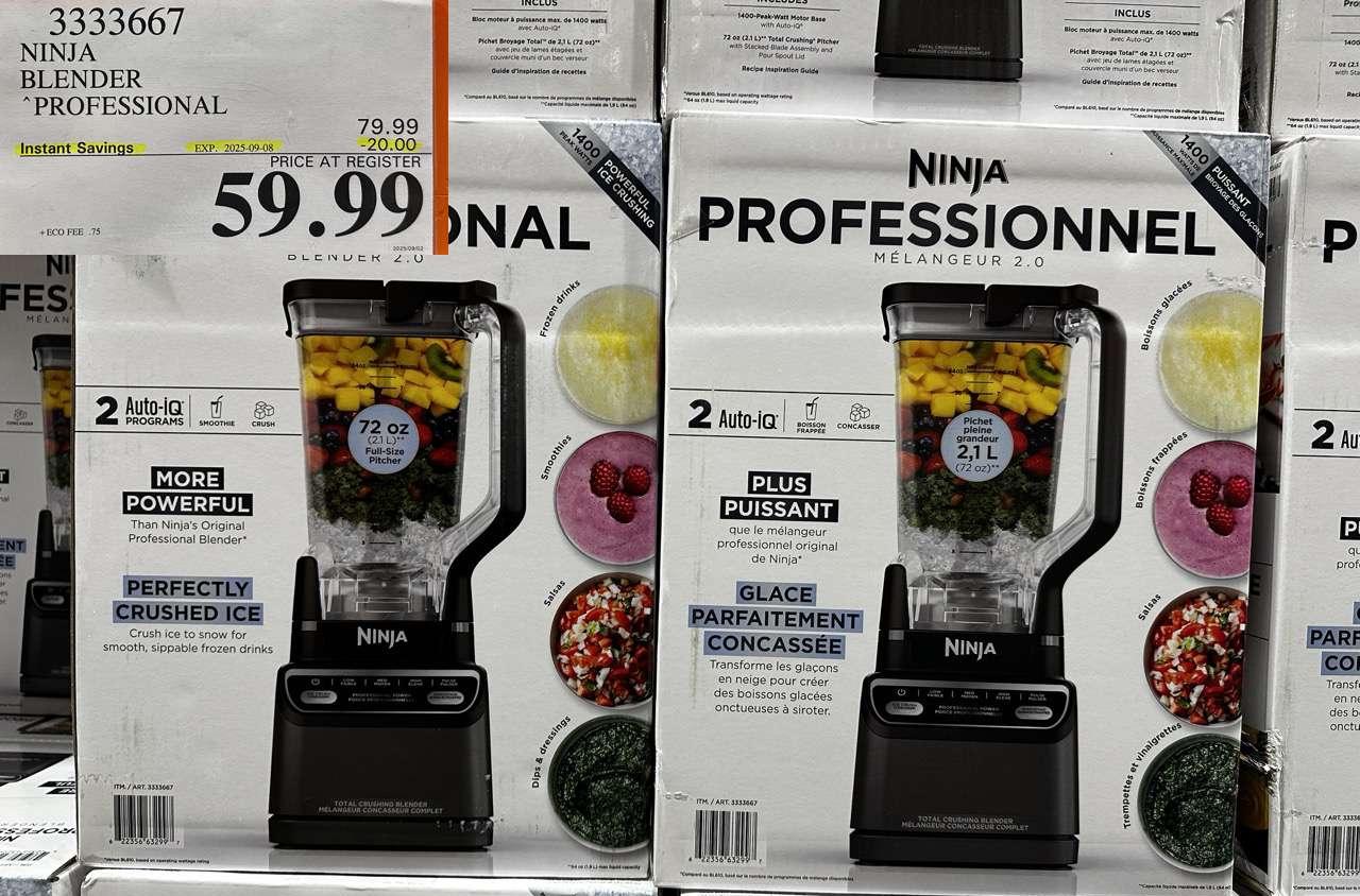 NINJA BLENDER PROFESSIONAL - Costco Canada deal - Save $20.00 - Home and Kitchen