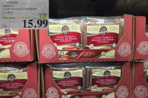 GRIMM'S YOURS NATURALLY TURKEY PEPPERONI 1 kg at Costco