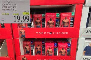 TOMMY HILFIGER BOXER BRIEF 4PK MENS SIZES S-XL at Costco