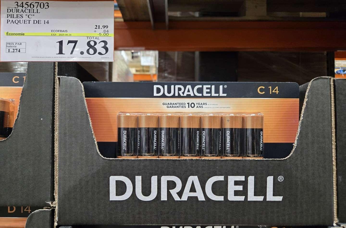 DURACELL PIERS. CC:  PAQUET DE 14 at Costco