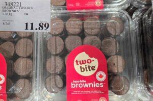 GIVE & GO TWO BITE BROWNIES PACK OF 48 1.36 KG at Costco