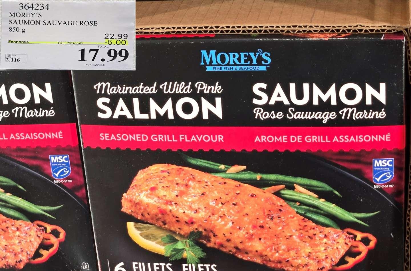 MOREY'S SAUMON SAUVAGE ROSE 850 g at Costco