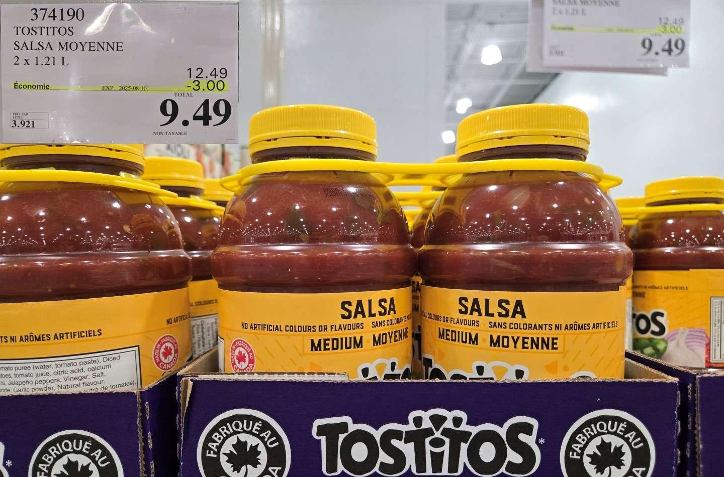 TOSTITOS SALSA MOYENNE at Costco