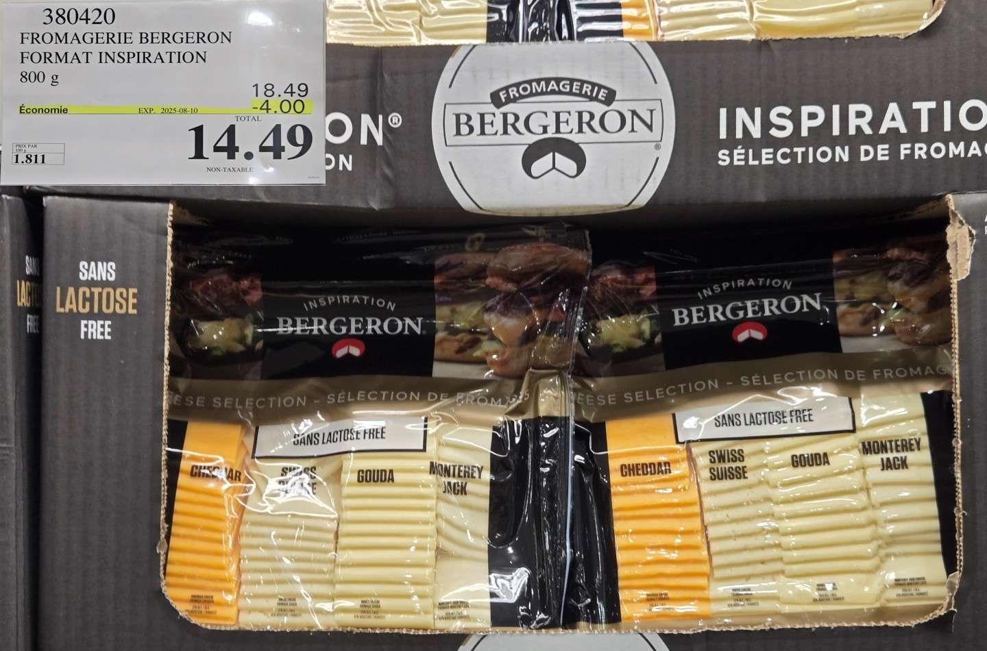 FROMAGERIE BERGERON     FORMAT INSPIRATION 800 g at Costco