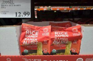 LOTUS FOODS MILLET & BROWN RICE RAMEN 850 g at Costco