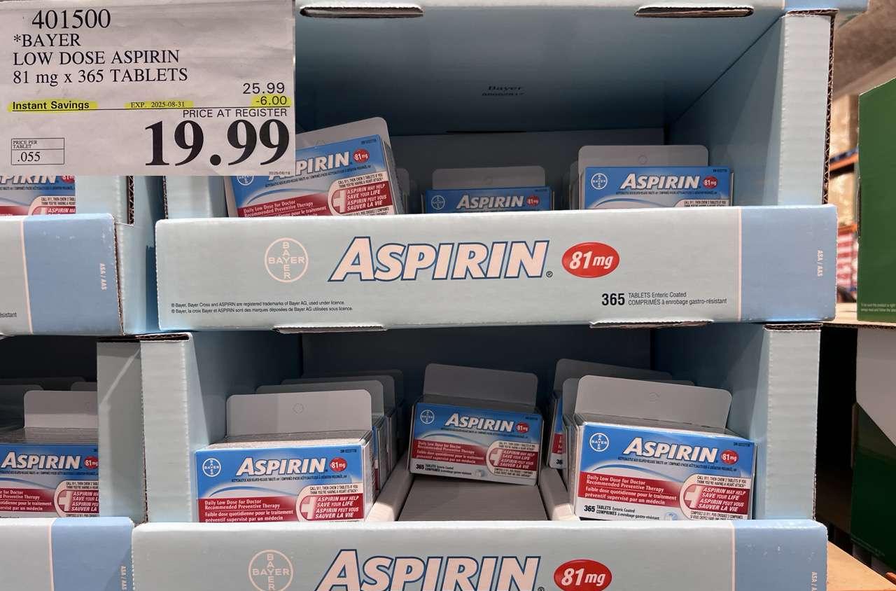 BAYER COATED LOW DOSE ASA 365 81MG TABLETS at Costco