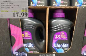 WOOLITE DARK LAUNDRY DETERGENT 4.4L 99 WASHLOADS at Costco
