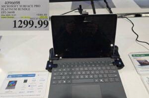 MICROSOFT SURFACE PRO PLATINUM BUNDLE EP2-36698 at Costco