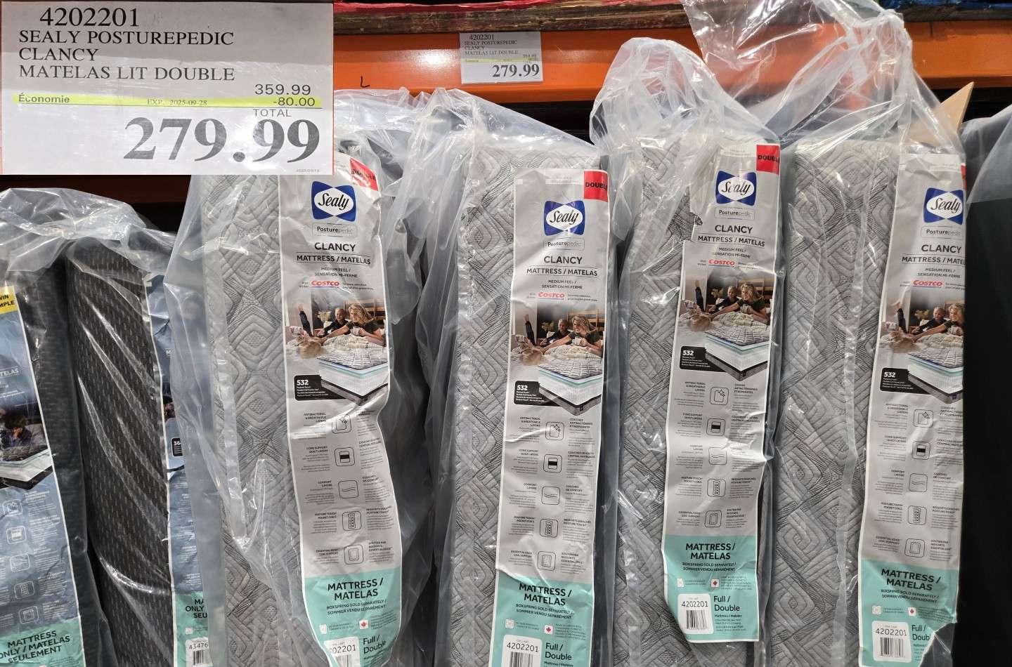 SEALY POSTUREPEDIC CLANCY  MATELAS L2P 53167940 at Costco