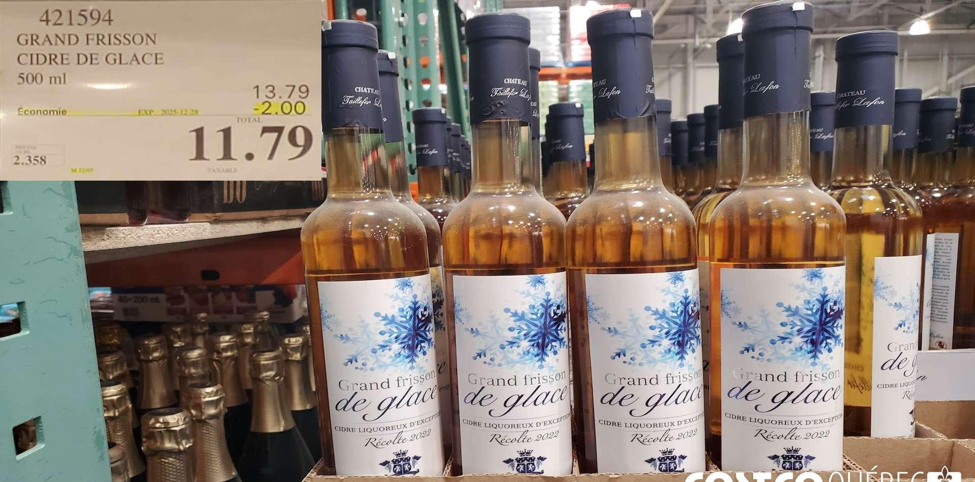 GRAND FRISSON CIDRE DE GLACE 500 ML at Costco