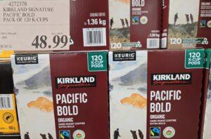KIRKLAND SIGNATURE PACIFIC BOLD PACK OF 120 K-CUPS at Costco