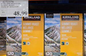 KIRKLAND SIGNATURE SUMMIT MEDIUM ROAST PACK OF 120 K-CUPS at Costco