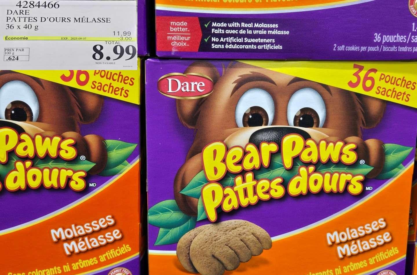 DARE  PATTES D'OURS MELASSE  36 x 40 g at Costco