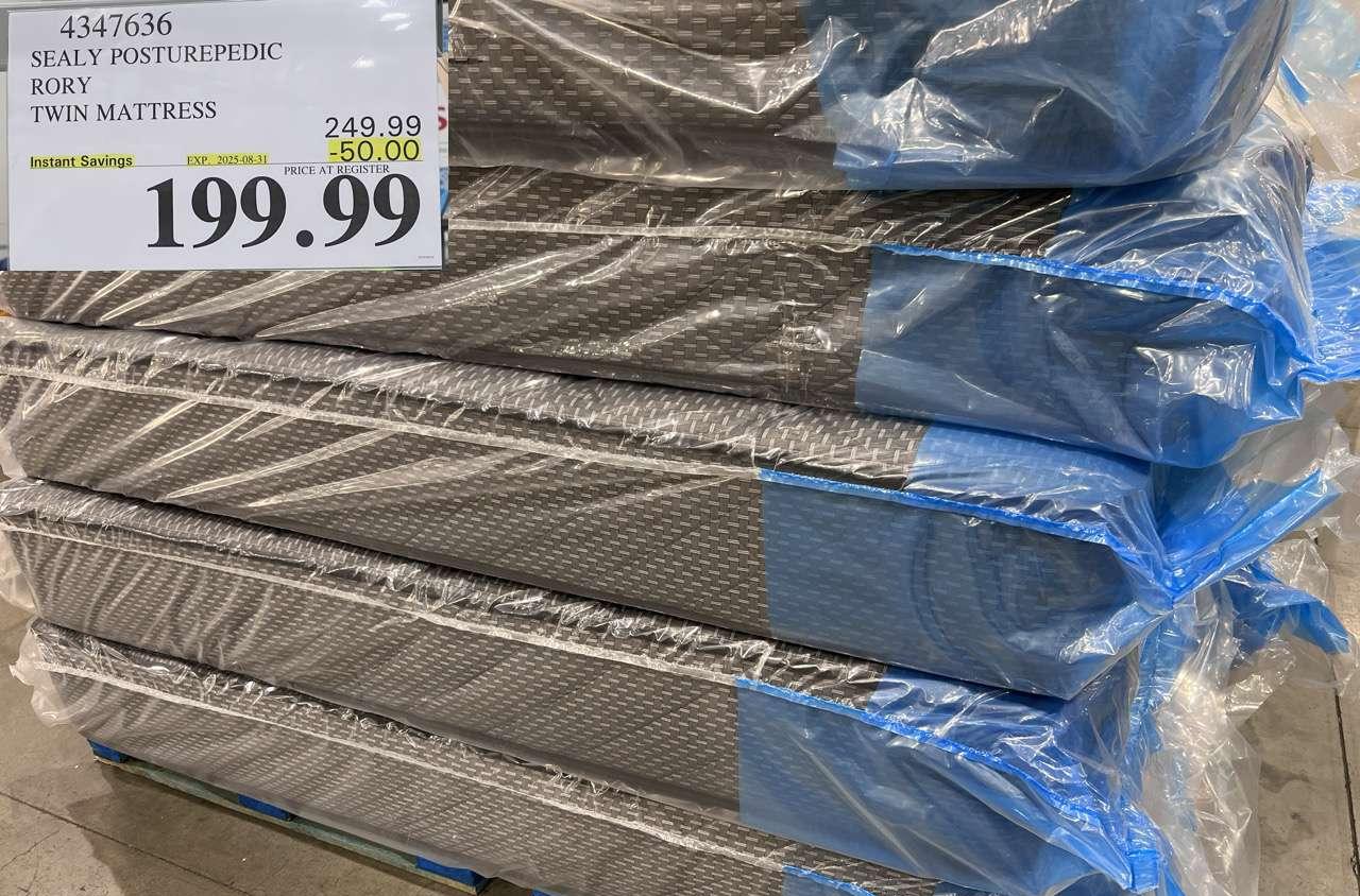 SEALY POSTUREPEDIC RORY MEDIUM TIGHT TOP TWIN MATTRESS at Costco