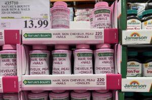 NATURE'S BOUNTY HAIR SKIN & NAILS 220 GUMMIES at Costco
