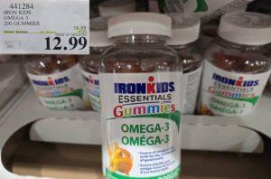 IRON KIDS OMEGA 3 200 GUMMIES at Costco