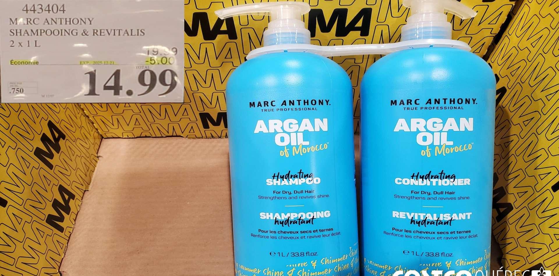 MARC ANTHONY SHAMPOOING + REVITALS at Costco