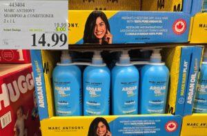 MARC ANTHONY SHAMPOO & CONDITIONER 2 X 1L - Costco Canada deal - Save $5.00 - Health and Beauty