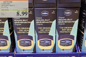 VASELINE PETROLEUM JELLY 3 X 375G at Costco