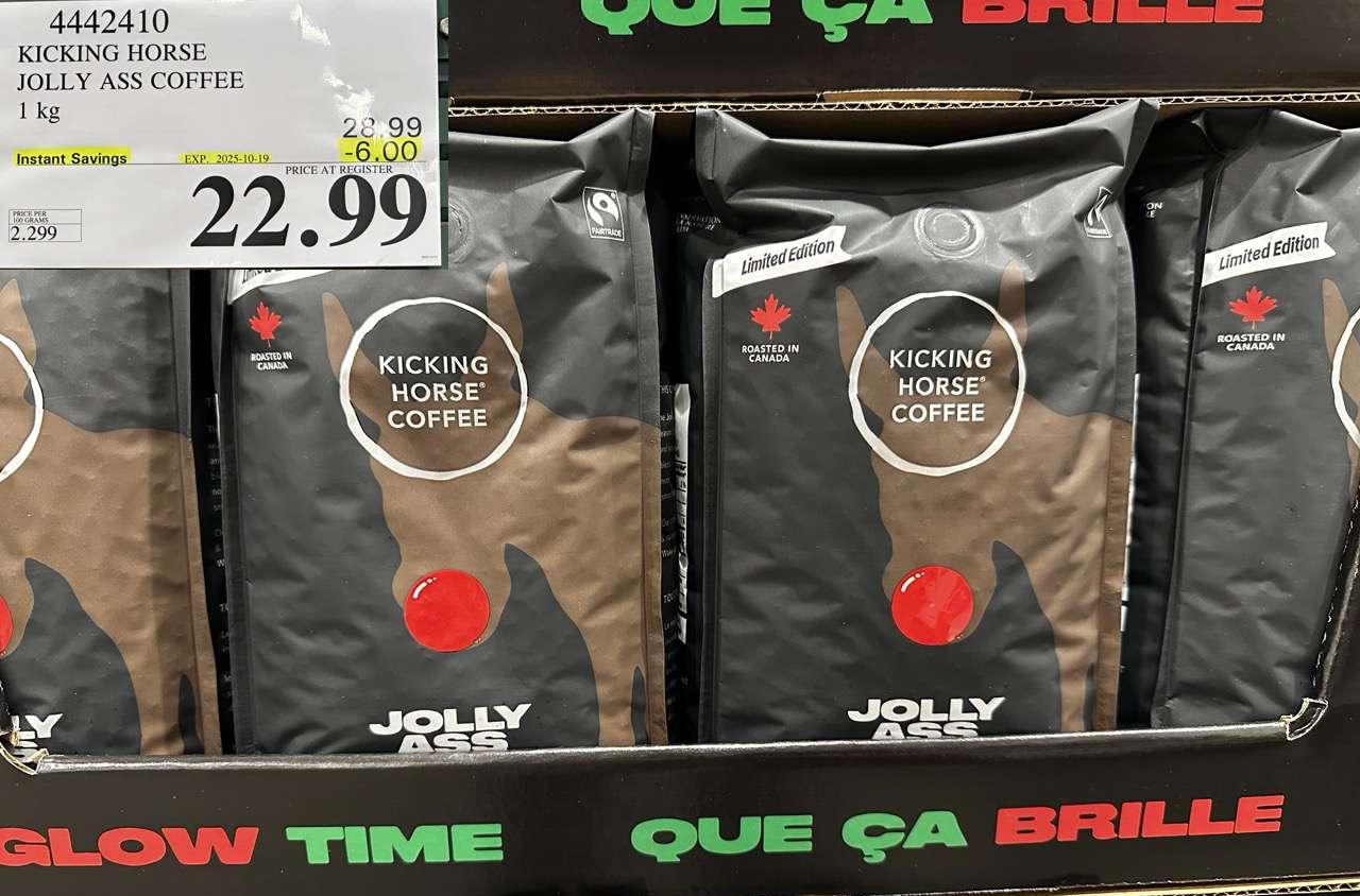 KICKING HORSE JOLLY ASS COFFEE 1KG - Costco Canada deal - Save $6.00 - Food & Beverage