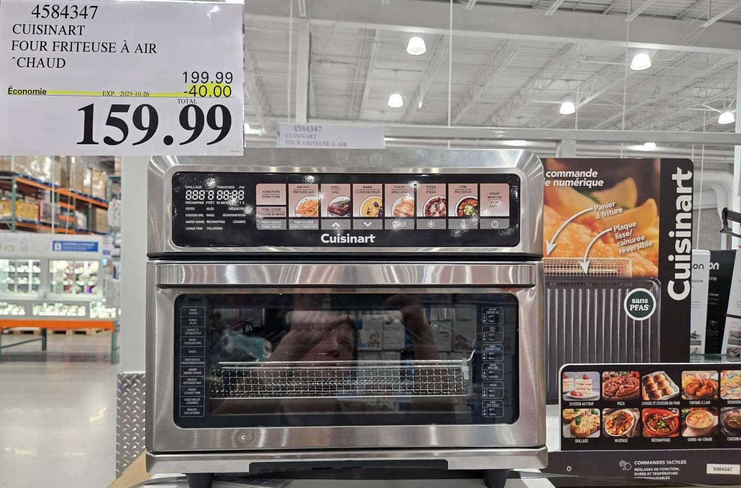 CUISINART FOUR FRITEUSE A AIR “CHAUD TOTAL 159.99 at Costco