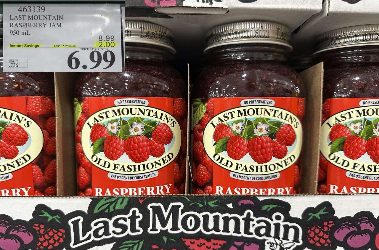LAST MOUNTAIN RASPBERRY JAM 950 mL at Costco