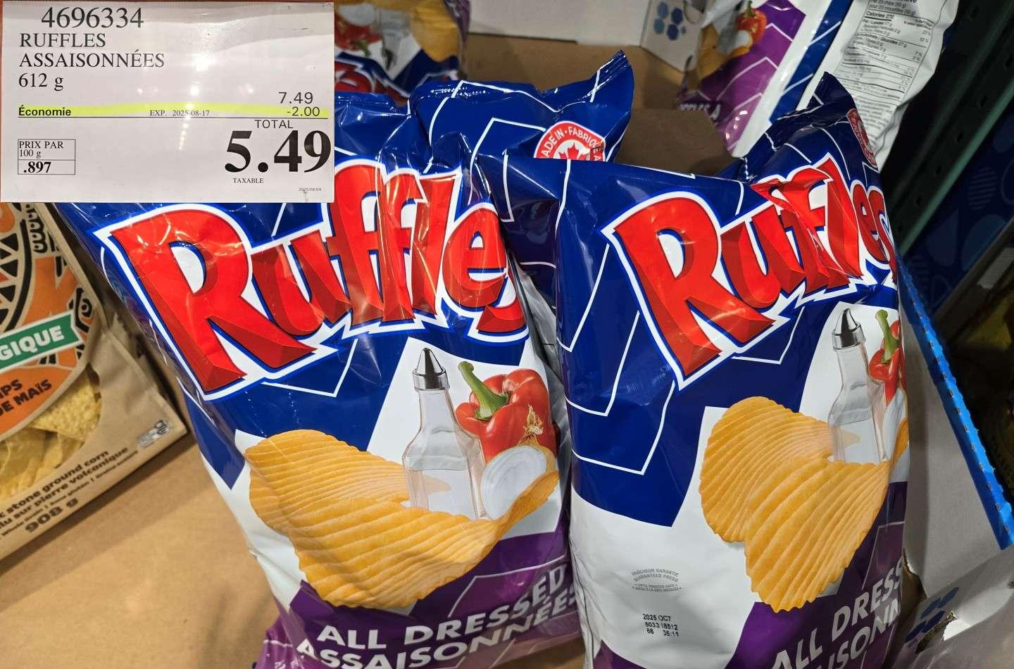 LAY RUFELES ASSAISONNEES 612 g at Costco