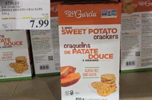 RW GARCIA SWEET POTATO CRACKERS 850 g at Costco