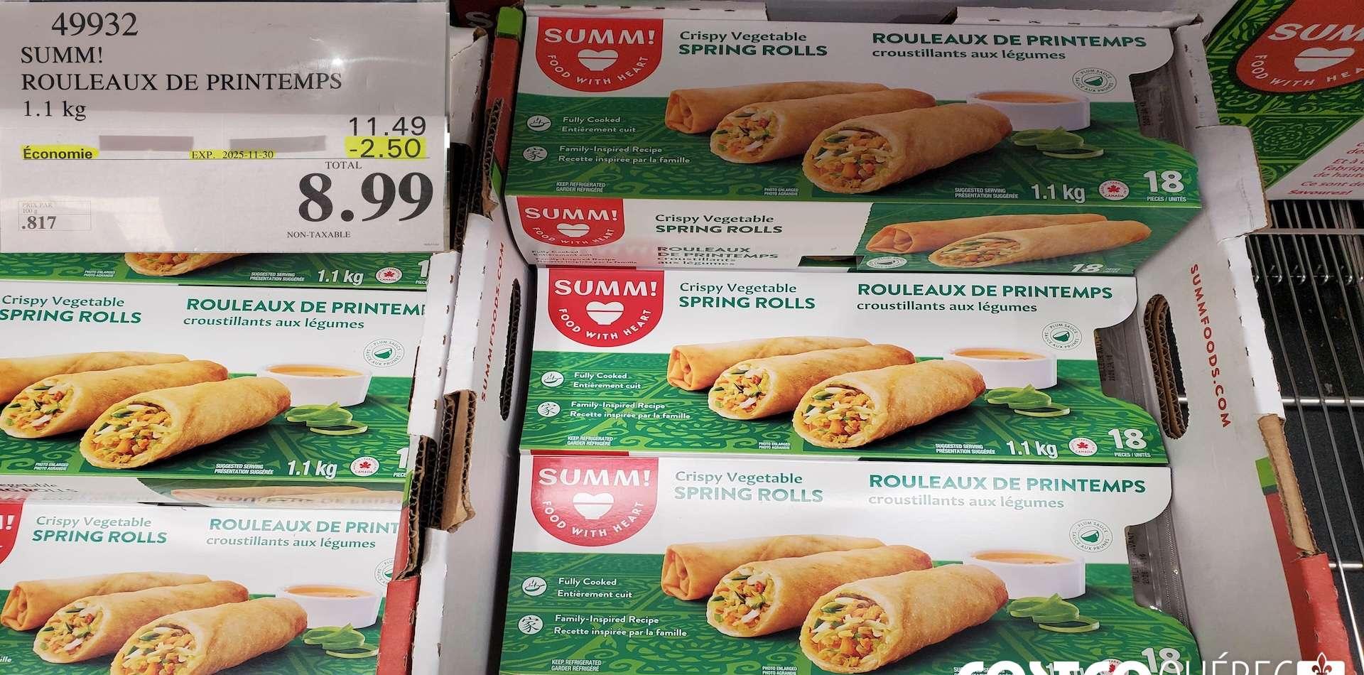 SUMM! ROULEAUX DE PRINTEMPS at Costco