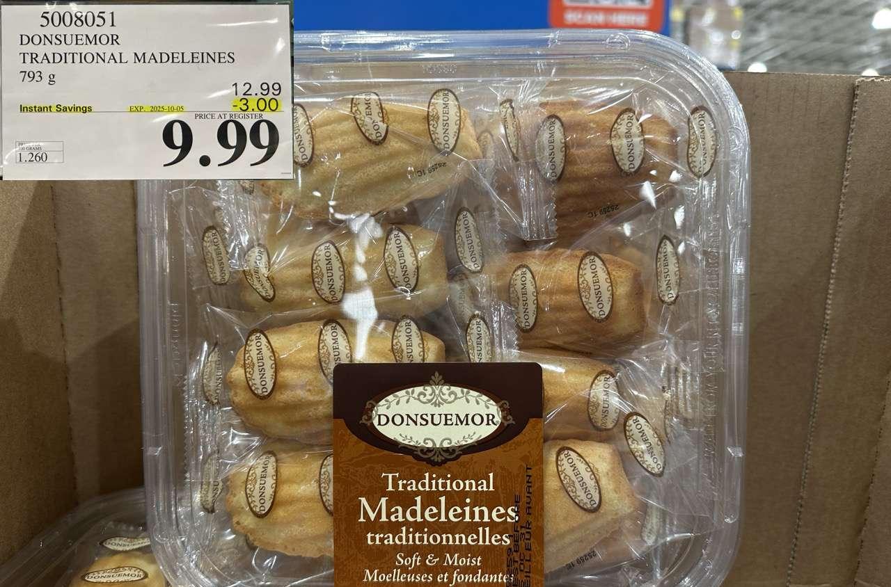 DONSUEMOR TRADITIONAL MADELEINES 794 g at Costco