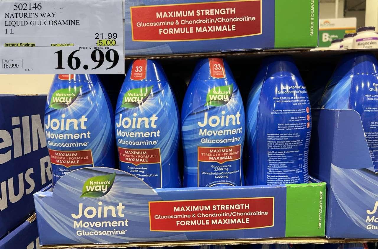 NATURE'S WAY LIQUID GLUCOSAMINE 1 L at Costco