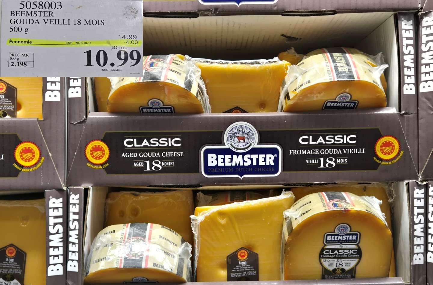 BEEMSTER  GOUDA HOLLANDAIS 500 g at Costco