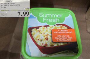 SUMMER FRESH 4 CHEESE MACARONI SALAD 1.4KG at Costco