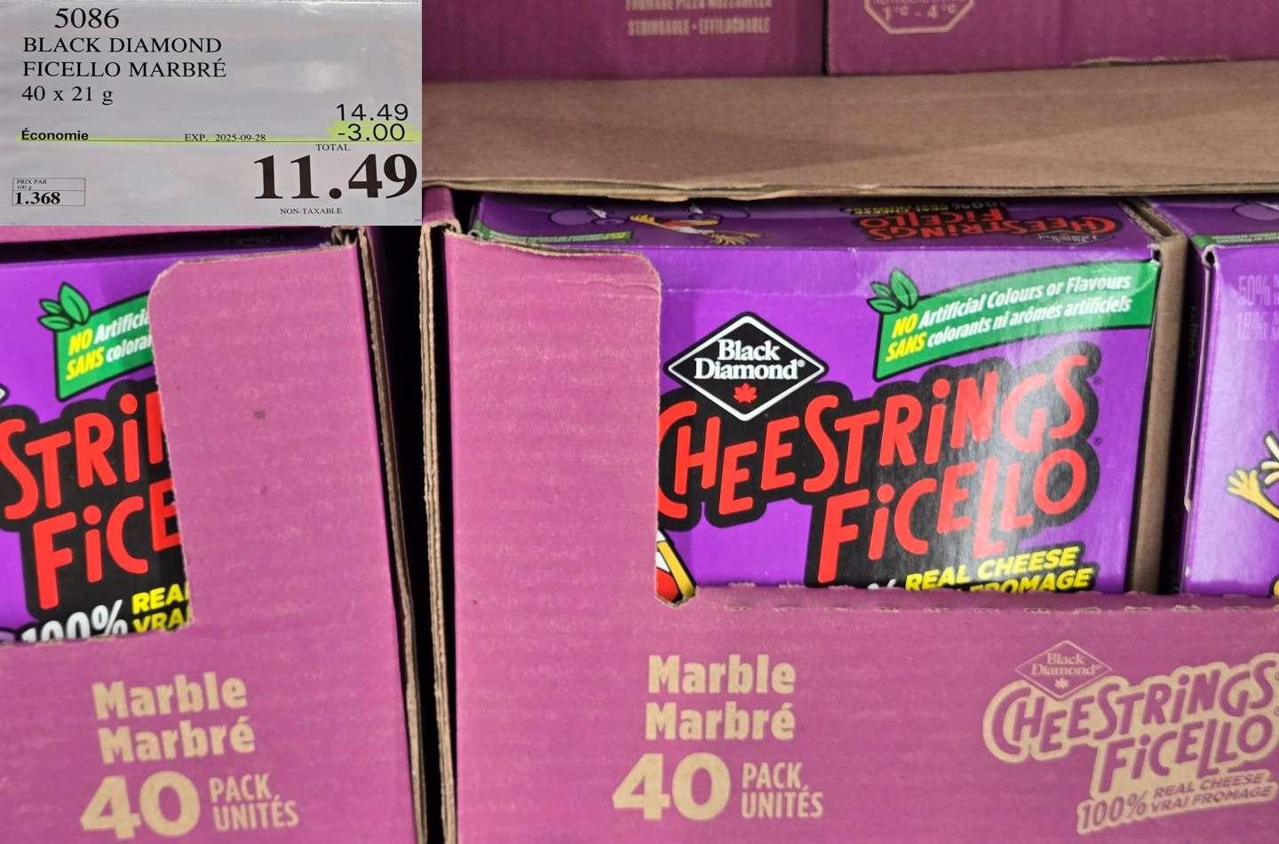 BLACK DIAMOND FICELLO MARBRE 40 x 21g at Costco